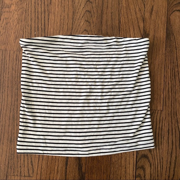 American Eagle Striped Tube Top - Picture 2 of 5